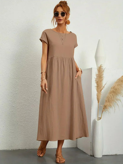 Ursina™ | Fluid Midi Dress-