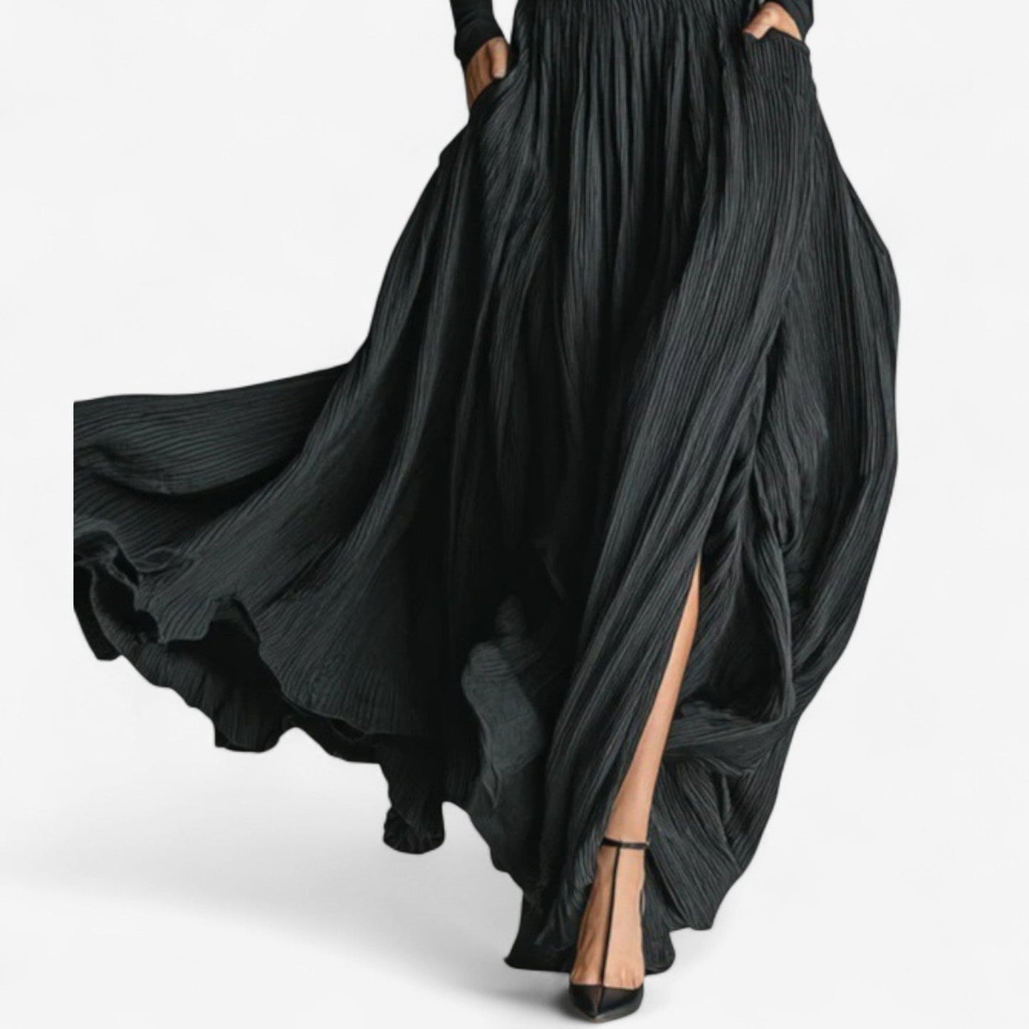 Alessia | Robe maxi taille haute