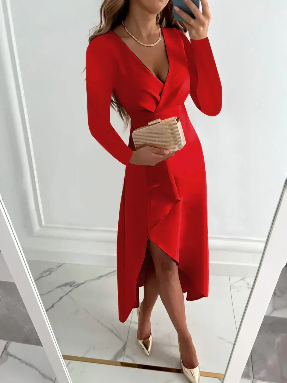 Monaco - Elegant Midi Dress