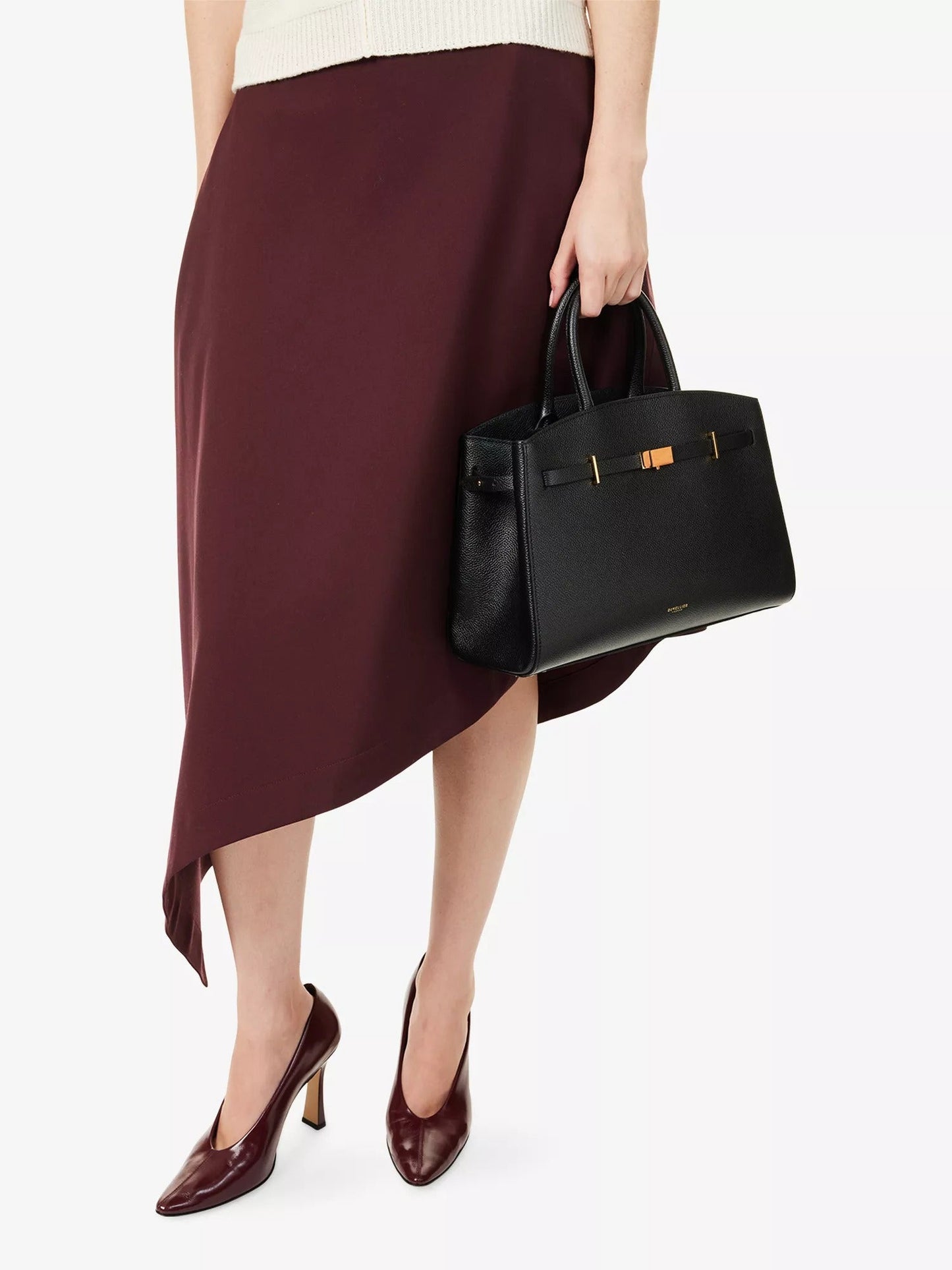 Amélisse - Sac à main en cuir midi élégant