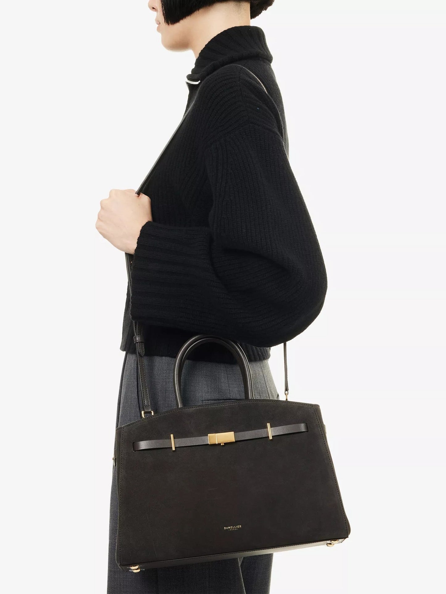 Amélisse - Sac à main en cuir midi élégant