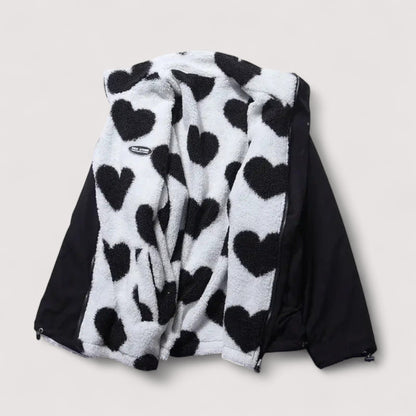 Sommerfeld | Veste réversible en forme de cœur