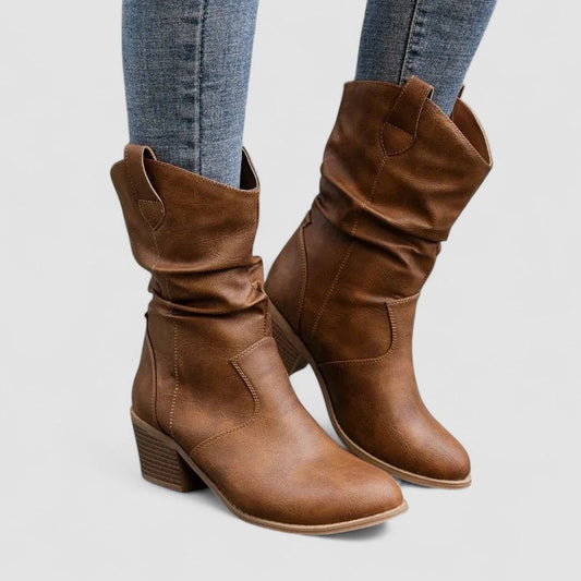 DELACROIX | Bottes en cuir orthopédique Vivian