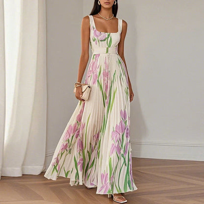 Oriah | Robe Maxi A-Ligne Fleurie