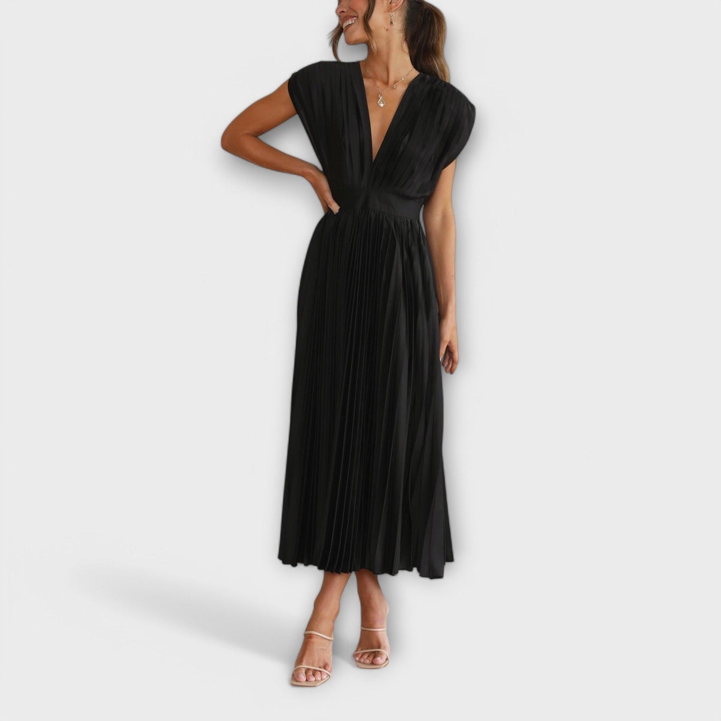 Maria | Robe plissée élégante