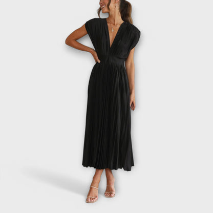 Maria | Robe plissée élégante