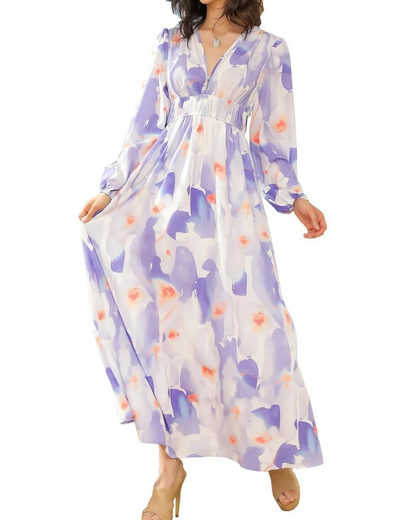Celine | Robe femme avec motif floral