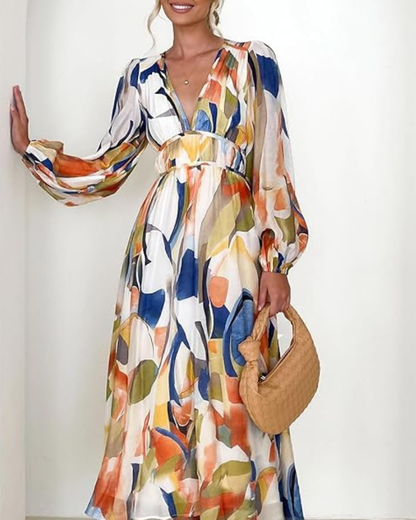 Celine | Robe femme avec motif floral