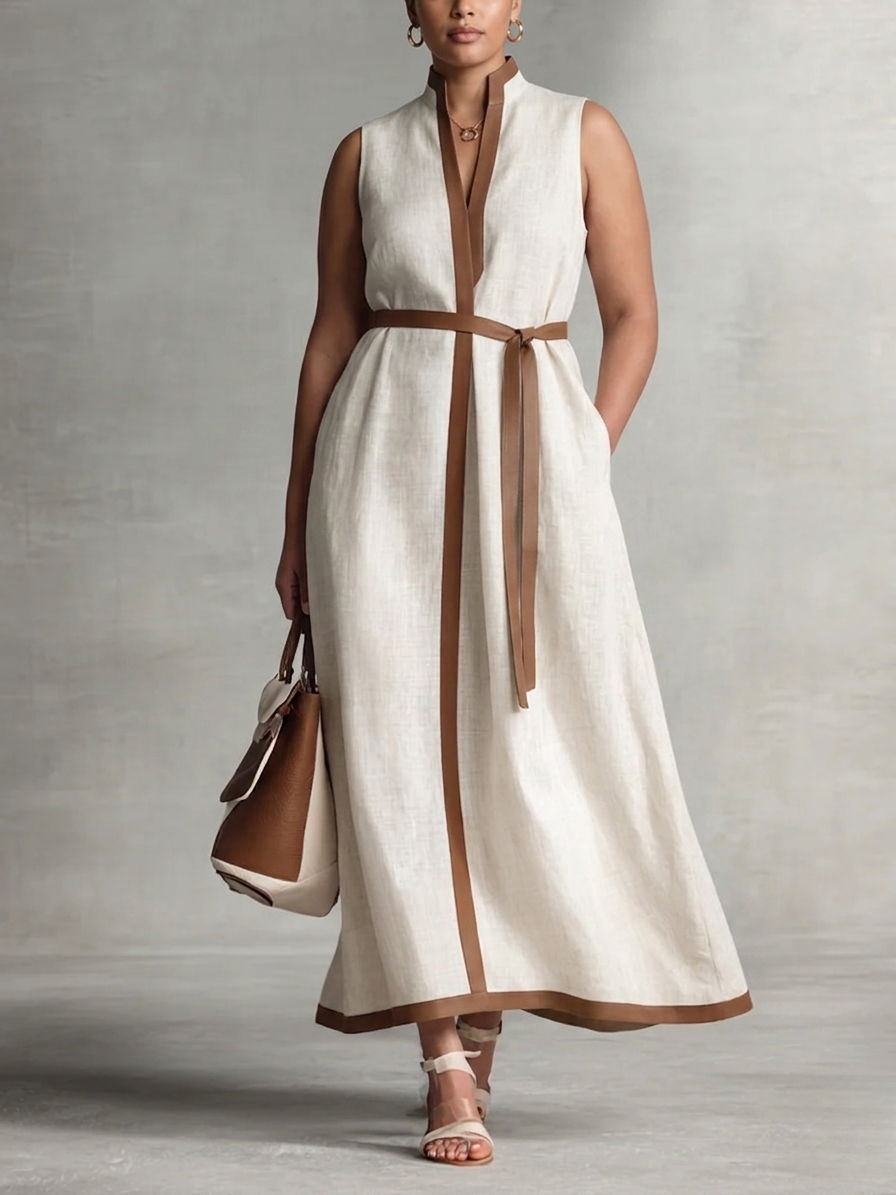 SUZANNE™ - ROBE MAXI D'ÉTÉ ÉLÉGANTE À ENCOLURE EN V