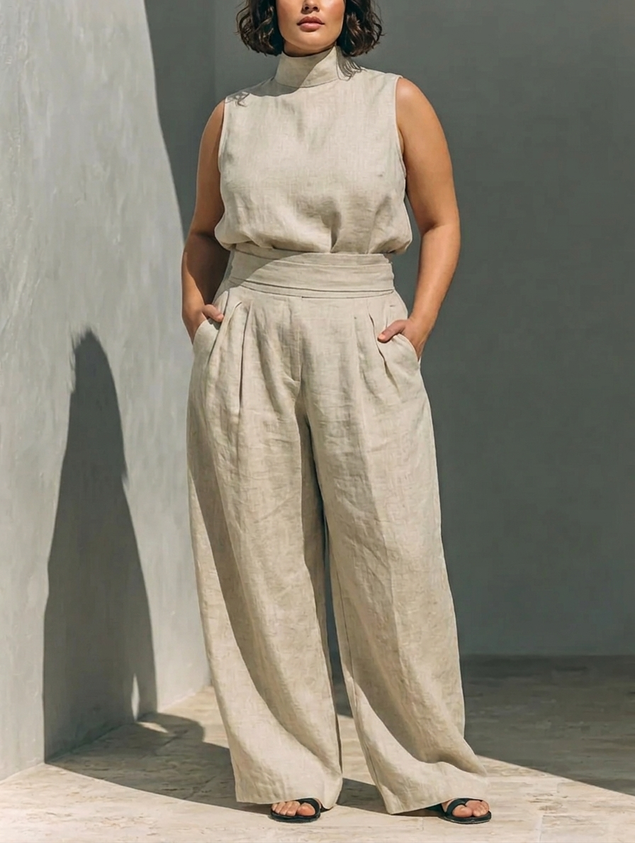 LENORA™ - ENSEMBLE SOMMERSET EN MIX COTON-LIN