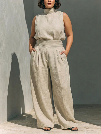 LENORA™ - ENSEMBLE SOMMERSET EN MIX COTON-LIN