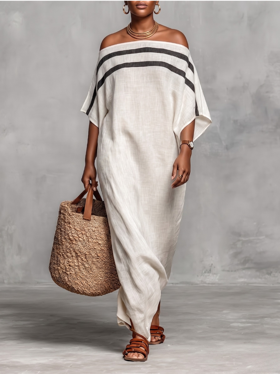 PATRICIA™ - ROBE MAXI ÉLÉGANTE SANS ÉPAULES
