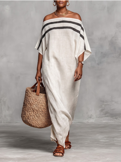 PATRICIA™ - ROBE MAXI ÉLÉGANTE SANS ÉPAULES