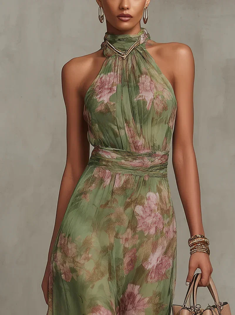 SERENA™ - ROBE MAXI FLEURIE ÉLÉGANTE
