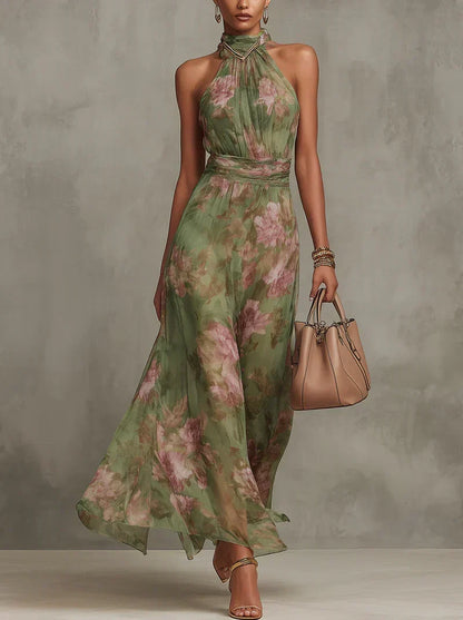SERENA™ - ROBE MAXI FLEURIE ÉLÉGANTE