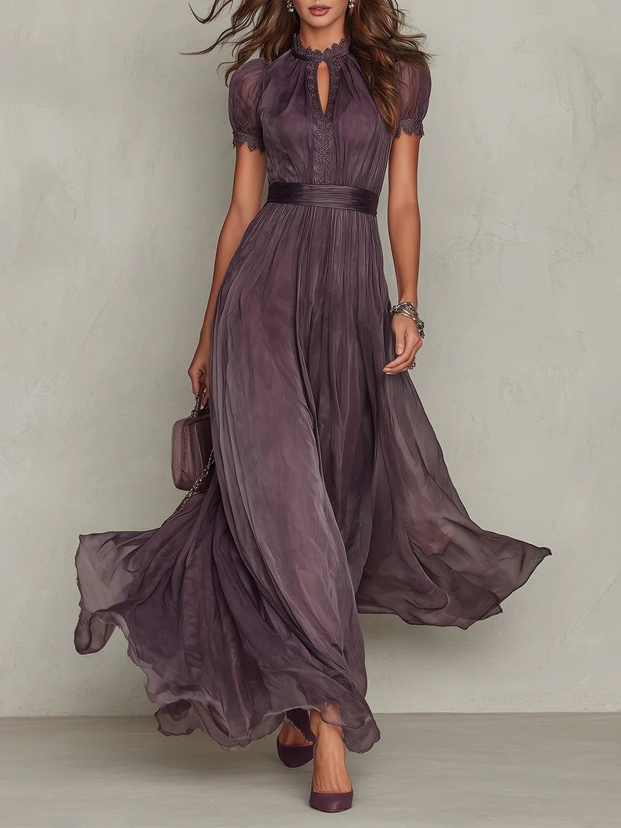 MARILYN™ - ROBE MAXI D'ÉTÉ ÉLÉGANTE À RUCHÉS
