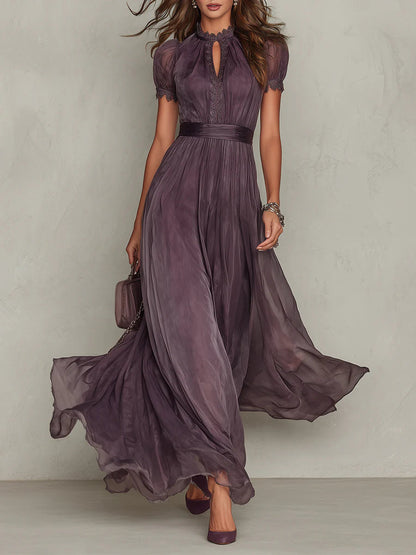 MARILYN™ - ROBE MAXI D'ÉTÉ ÉLÉGANTE À RUCHÉS