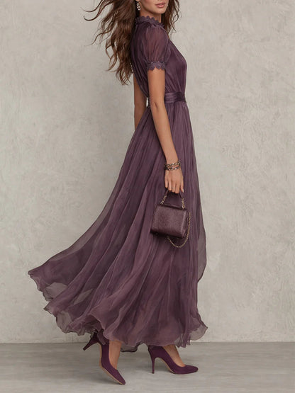MARILYN™ - ROBE MAXI D'ÉTÉ ÉLÉGANTE À RUCHÉS