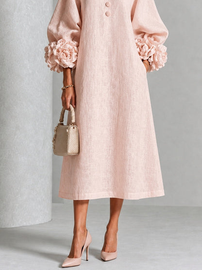 Liliana | Robe Midi Florale Élégante