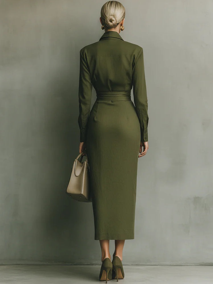 Caterina | Robe maxi élégante et ajustée