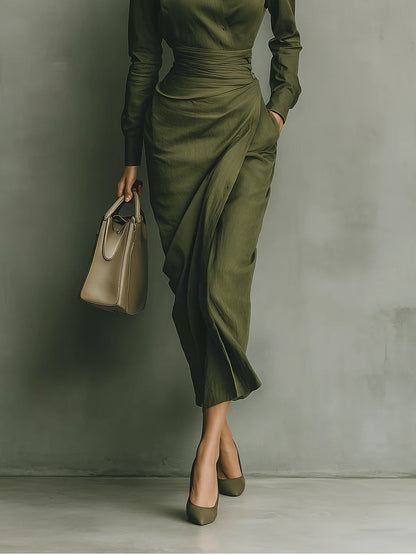 Caterina | Robe maxi élégante et ajustée