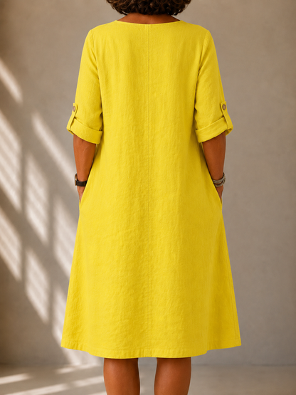 DELACROIX | Robe Fluide Col V Sylvie