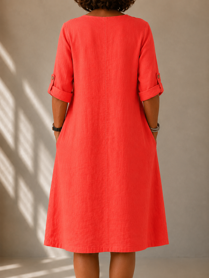 DELACROIX | Robe Fluide Coupe Droite Margot
