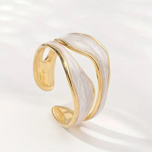 Antique White Gold Ring
