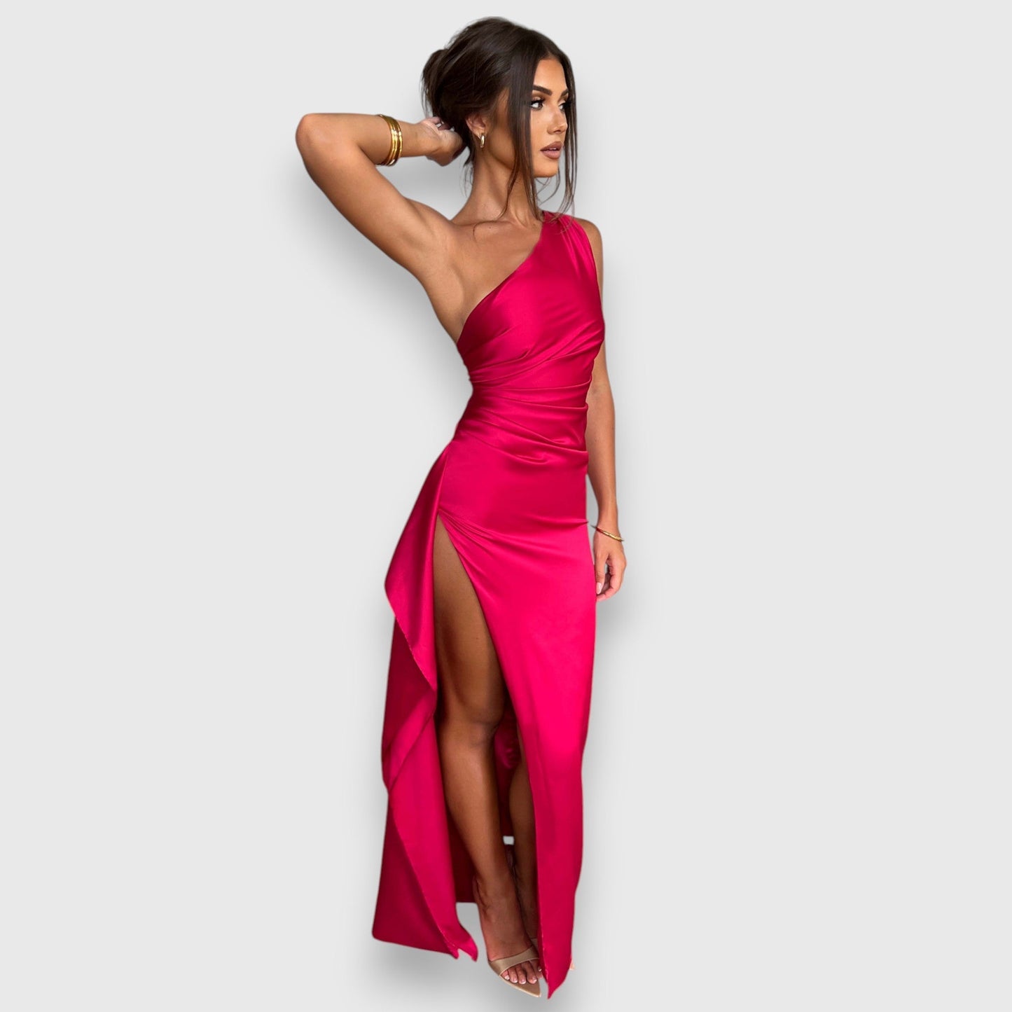 Sienna | Robe Maxikleed à Une Épaule