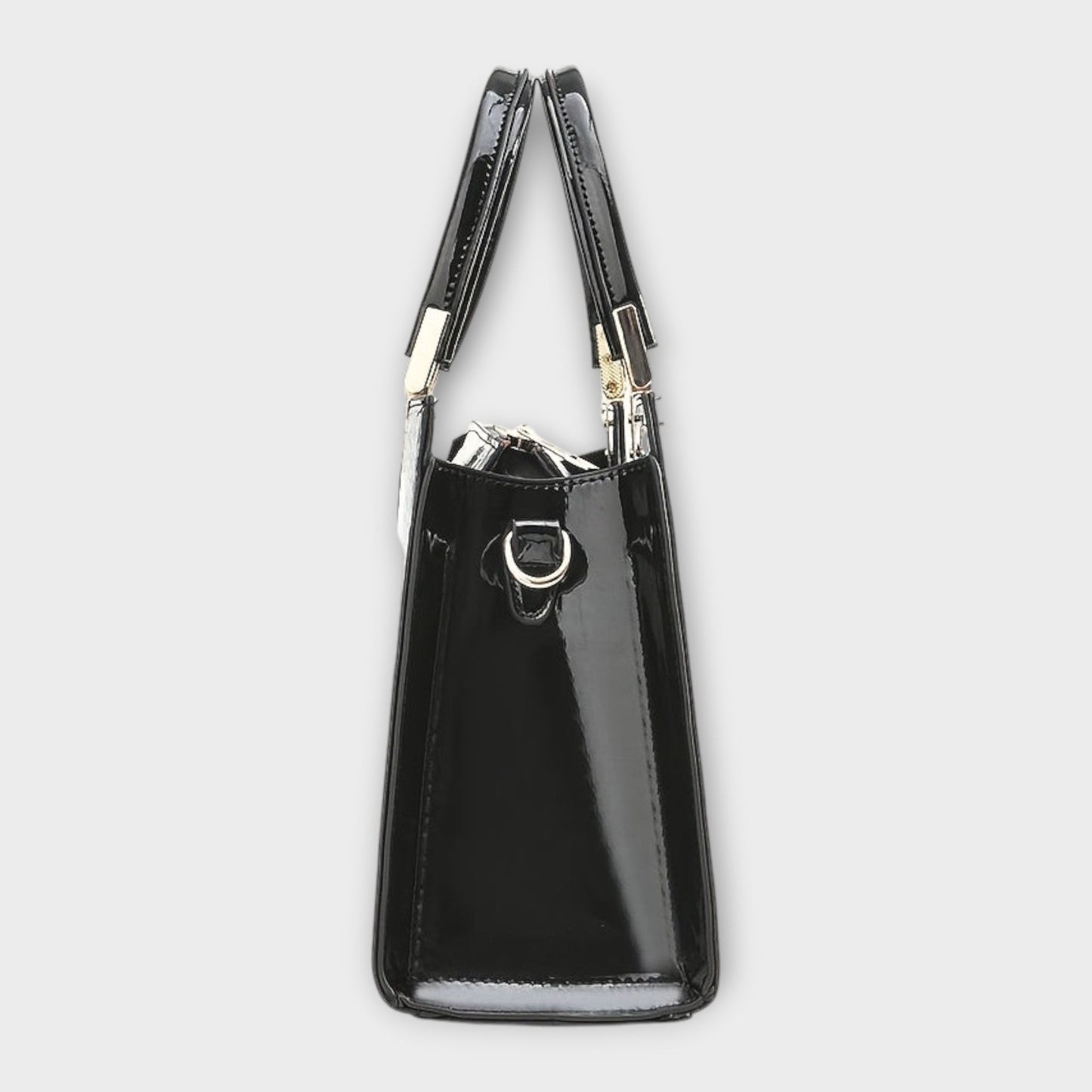 Maison Verdelle - Sac à main avec motif en cuir crocodile brillant
