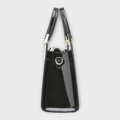 Maison Verdelle - Sac à main avec motif en cuir crocodile brillant
