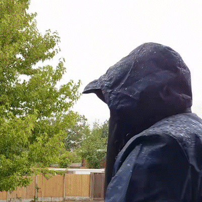 Carlotta Veste de Pluie 3-en-1 – Imperméable avec Capuche Amovible