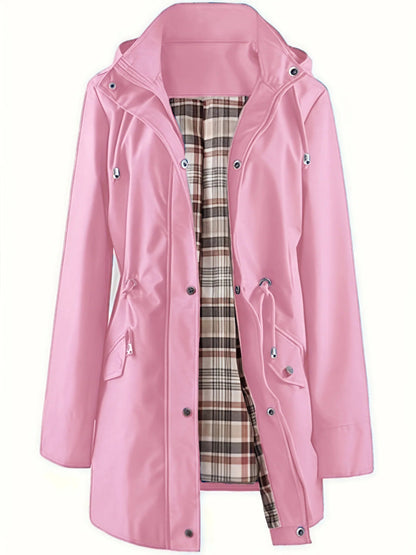Carlotta Veste de Pluie 3-en-1 – Imperméable avec Capuche Amovible