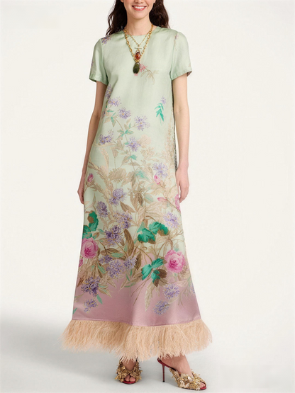 Maxi robe bohème florale