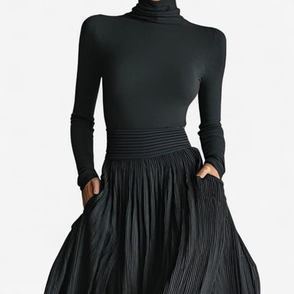 Alessia | Robe maxi taille haute