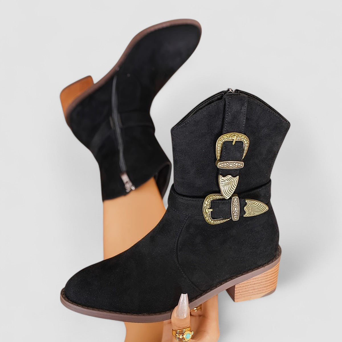 DELACROIX | Bottes Western Orthopédiques Rosa