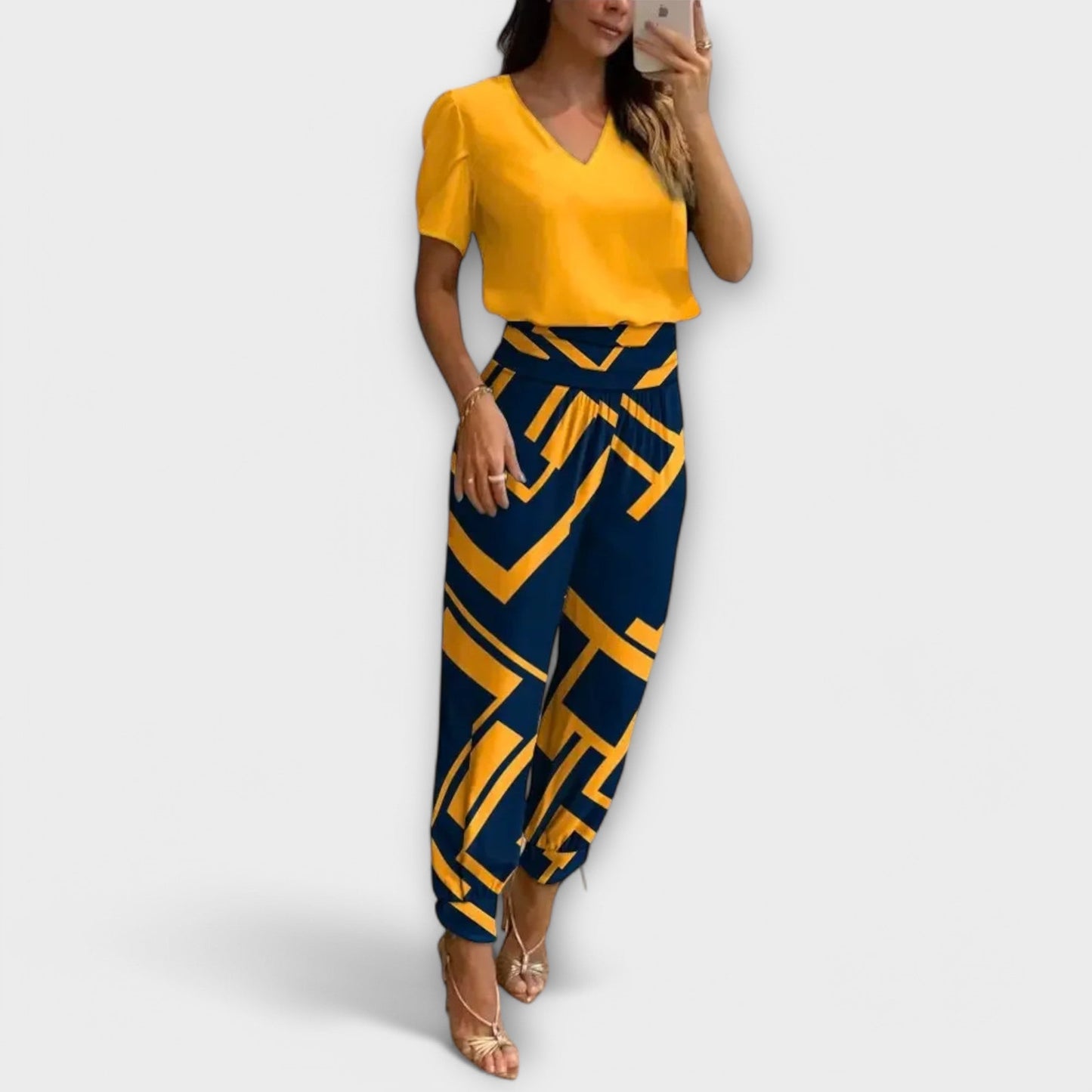 Irmelin | Ensemble Élégant avec Top et Pantalon