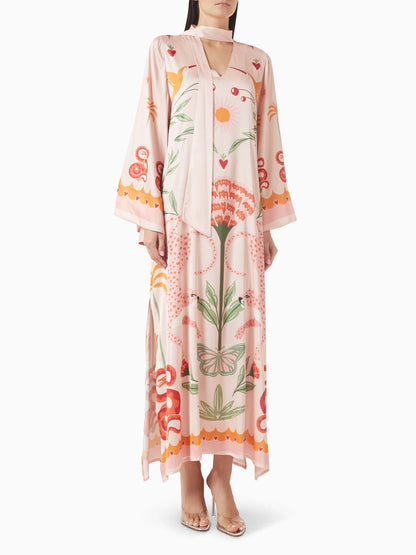 Robe maxi imprimée Azure
