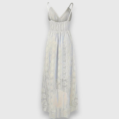 Fleur | Robe longue en dentelle bohème