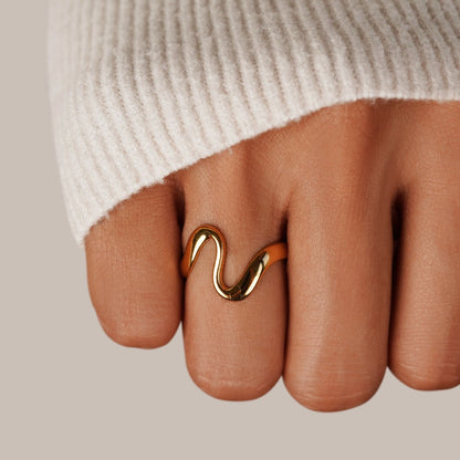 DELACROIX | BAGUE ONDA DORATA