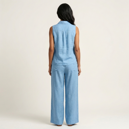 Ensemble Cache-Cœur avec Pantalon Large