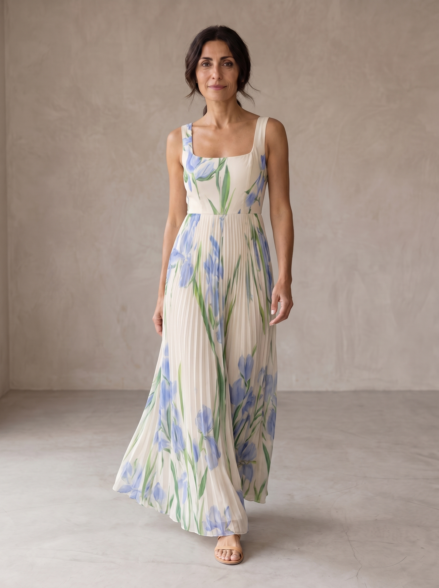 Oriah | Robe Maxi A-Ligne Fleurie