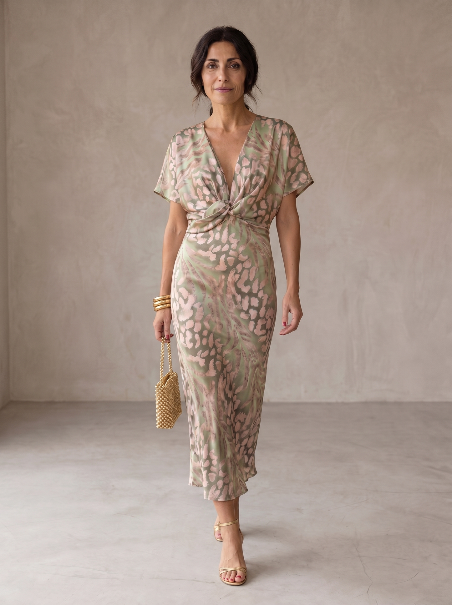 Antonella | Robe élégante en tissu léger et fluide