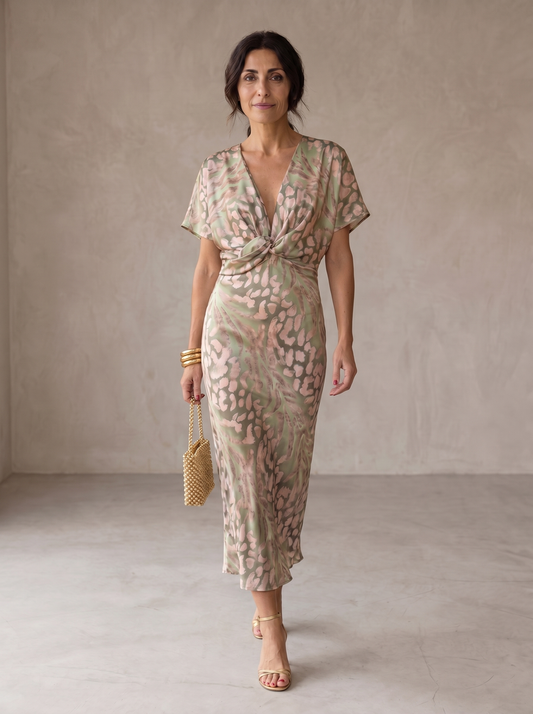 Antonella | Robe élégante en tissu léger et fluide