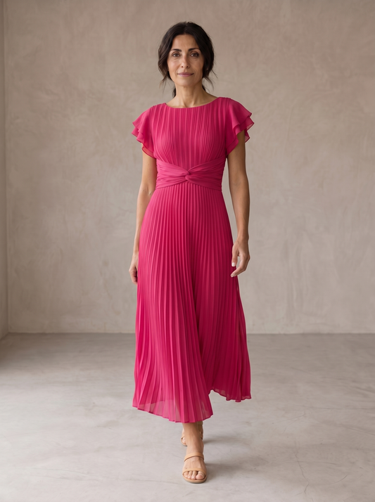 Seraphina | Robe maxi élégante avec taille drapée