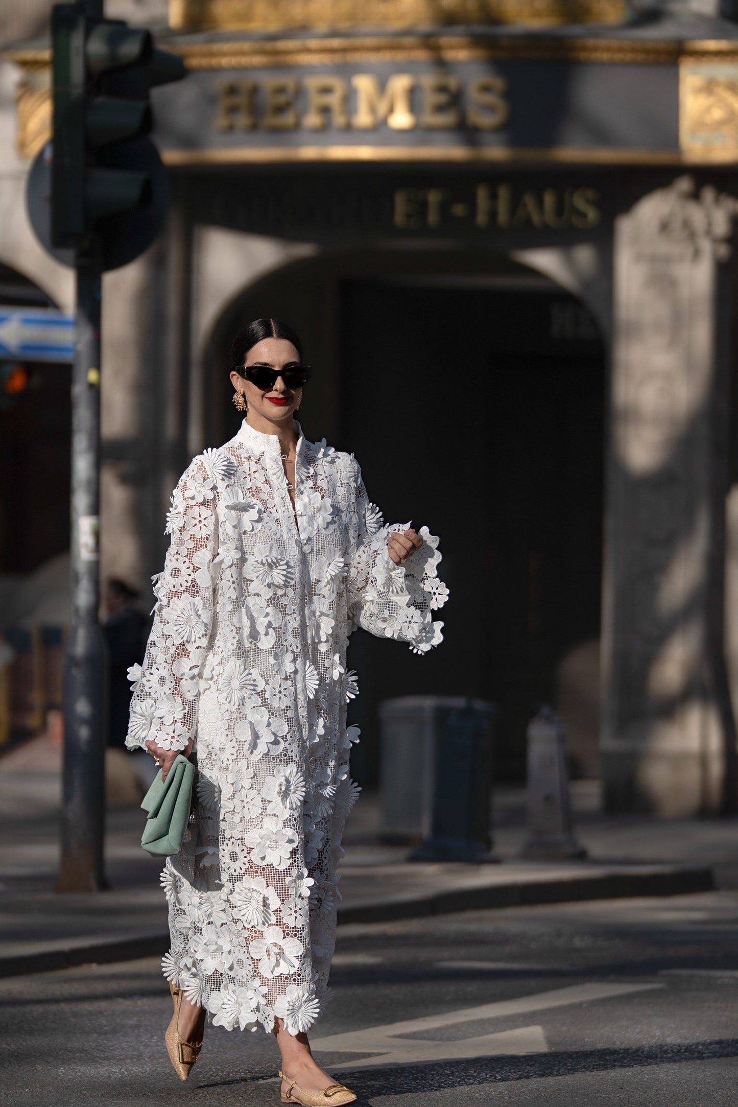 Estelle | Robe en dentelle blanche