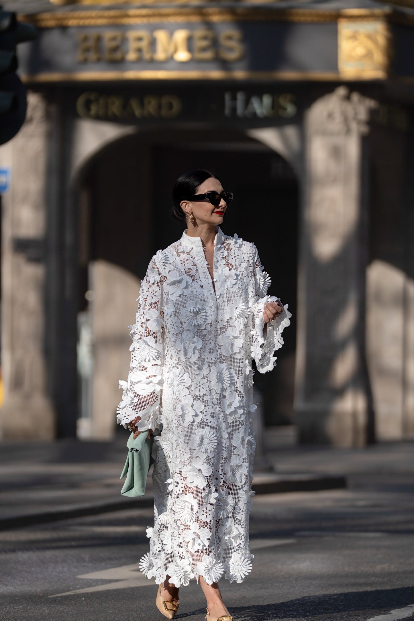 Estelle | Robe en dentelle blanche