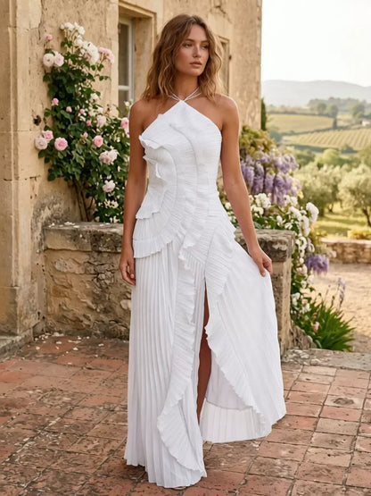 Éléonora | Robe à volants élégante