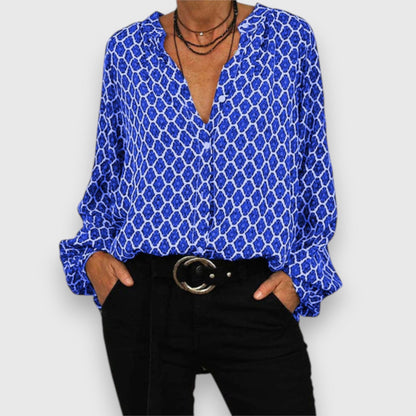 Jana | Blouse fluide imprimé chic