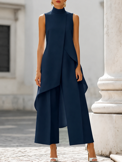 Everly | Elegant Wide-Leg Two-Piece Suit